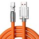 thumbnail image 2 of Cable de datos de carga de codo giratorio, pegamento líquido flexible, luz indicadora de carga de aleación de zinc, 2 of 2