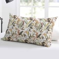 thumbnail image 5 of Tropical Palm Throw Pillow Cover 12 x 20 Inch Decorative Pillow Cover Summer Farmhouse Botanical Leaves Lumbar Pillowcase Seasonal Rectangle Cushion Case for Couch Sofa Bed Living Room, 5 of 7