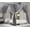 Double-grey/White, variant on 12x12 Canopy Replacement Top with Air Vent Silver Coated for Straight Leg Canopy Frame, (Turquoise)