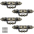 thumbnail image 1 of 4 Pcs Drawer Handle Old Zinc Bronze Drawer Handle Vintage, 1 of 5