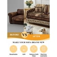 thumbnail image 5 of Western Farmhouse Couch Cover for 2 Cushion Couch, Primitive Rustic Country Retro Texas Star Washable Love Seat Sofa Covers Slipcover, Throw Sofa Covers for Pets, Furniture Protector 71"x102", 5 of 9