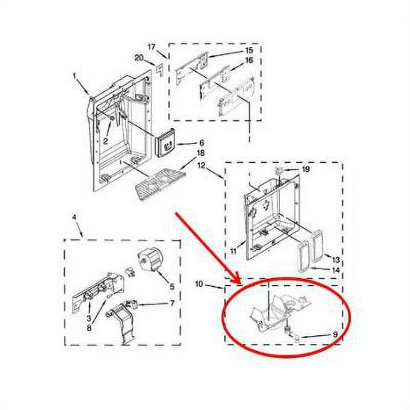 Whirlpool 2318017 Wz Separator - OEM Part