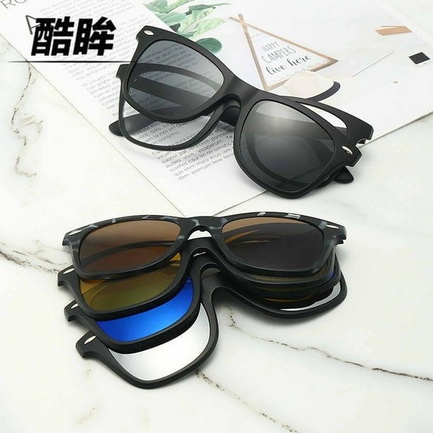 Gafas de sol Cool Eye Gafas de sol polarizadas Hombres Ciclismo Cubierta Espejos Varios Clip on Gafa Meterk Gafas de sol Walmart en linea