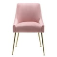 thumbnail image 4 of Costaelm Makala Velvet Accent Chair Mid Century Upholstered, Pink, 4 of 7