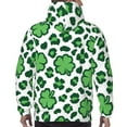 thumbnail image 7 of Sigee Leopard print St. Patrick's Day for Men's Pullover Hoodie Sweatshirts Adult Casual Long Sleeve Sweatshirts ,Sizes S-4XL-Small, 7 of 7