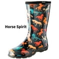 thumbnail image 2 of Sloggers 5018HSBK07 Size 7 Women's Horse Spirit Black Rain & Garden Boots, 2 of 2
