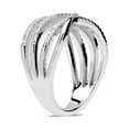 thumbnail image 2 of Dash Jewel Elegant 1.8 Ct Round Cut Lab-Created Simulated Diamond Cuban Chain Ring - 14K White Gold Plated - Stunning Engagement Band for Women - Great Gift for Weddings- Anniversary and Proposal, 2 of 3