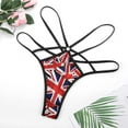 thumbnail image 4 of Union Jack British England UK Flag Open Type Women's Panties Crotch Opening G-strings Thongs Lingeries Underwear, 4 of 7