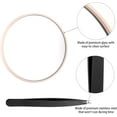 thumbnail image 6 of Siloon Magnifying Mirror and Tweezers Kit, 10X20X Magnifying Makeup Mirrors with 2 Suction Cups, Portable Magnifier Travel Set for Eyebrow Tweezing, Blackhead Blemish Removal3.5 Inch (Mirror) pink, 6 of 7
