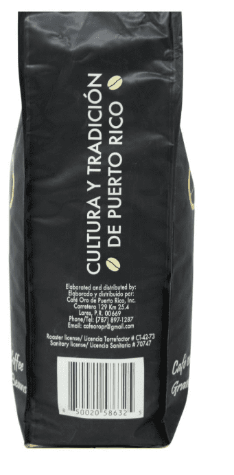 Cafe Oro Espresso Roasted Coffee Beans- Puerto Rican Coffee Beans (2 pounds)
