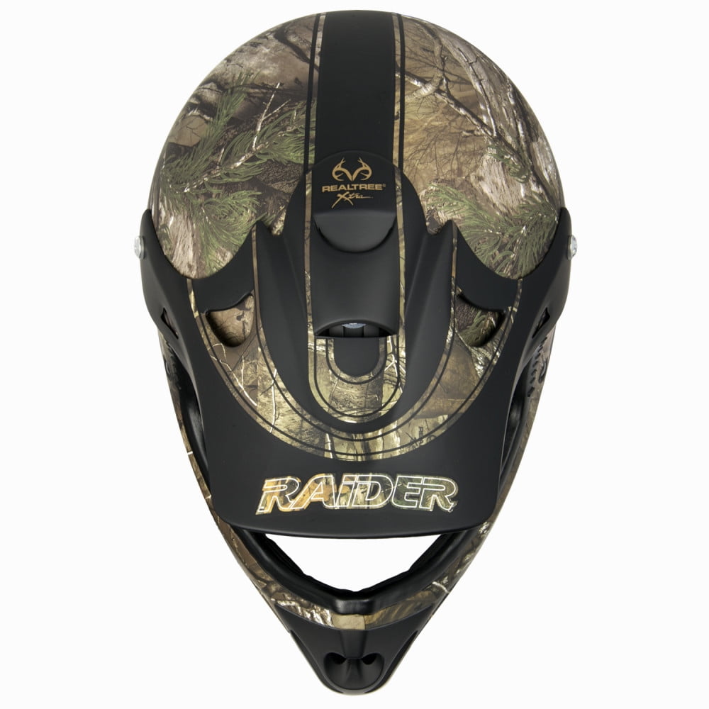 Raider Ambush Motocross Helmet DOT Approved / Realtree Camo - Medium