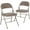 Gray, variant on Flash Furniture 4 Pack HERCULES Series Double Braced Gray Vinyl Folding Chair