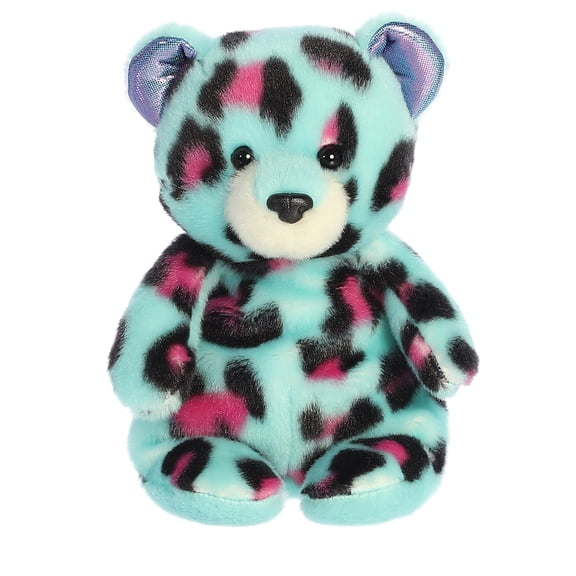 Aurora - Small Blue Jammies - 8" Cloudberry Leopard - Vibrant Stuffed Animal