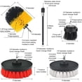 thumbnail image 2 of 45 Piece Drill Brush Attachment Set, All Purpose Power Clean Scrubber Brush, Scrub Pads & Sponge with Extend Long Attachment for Bathroom, Kitchen,Grout,Tub,Tile,Corners, Auto, 2 of 7
