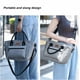 thumbnail image 5 of Bolsa de almuerzo aislada Bolsa de comida de gran capacidad | Bolsa impermeable para enfriador de hielo | Almacenamiento de alimentos fríos y calientes | Correa extendida | Material de la tela |, 5 of 5