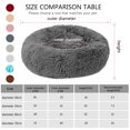 thumbnail image 4 of Soft Plush Round Pet Bed Cat Soft Bed Cat Bed for Cats Small Dogs, 4 of 7