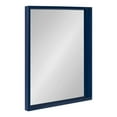 thumbnail image 1 of Kate and Laurel Travis Modern Wall Mirror, 18 x 24, Navy Blue, Transitional Rectangle Mirror for Wall, 1 of 7