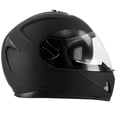 thumbnail image 3 of Casco Integral Motociclista Onof  MH5889 Cerrado Negro Mate Deportivo Doble Visor - EG, 3 of 8