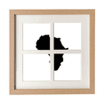 thumbnail image 1 of Violeta África ilustración mapa patrón Pantalla de escritorio de pared de marco 4 aperturas, 1 of 4