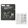thumbnail image 2 of Hometrends Agrafes Résistant de Support de Miroir, Clips en Plastique Transparent Avec Vis, 2 of 3