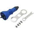 thumbnail image 2 of Riveting Pliers Electric Riveting Gun - Drill And Riveting Tool Kit - Adapter Accessory, Blue, 2 of 5
