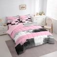 thumbnail image 3 of Manfei Boys Girls Oil Painting Twin Bedding Sets 7-Piece,Abstract Artwork Bedding Comforter Set Microfiber,Graffiti Splash Breathable Sheet Sets,Microfiber Bedroom Decor,Reversible, 3 of 8