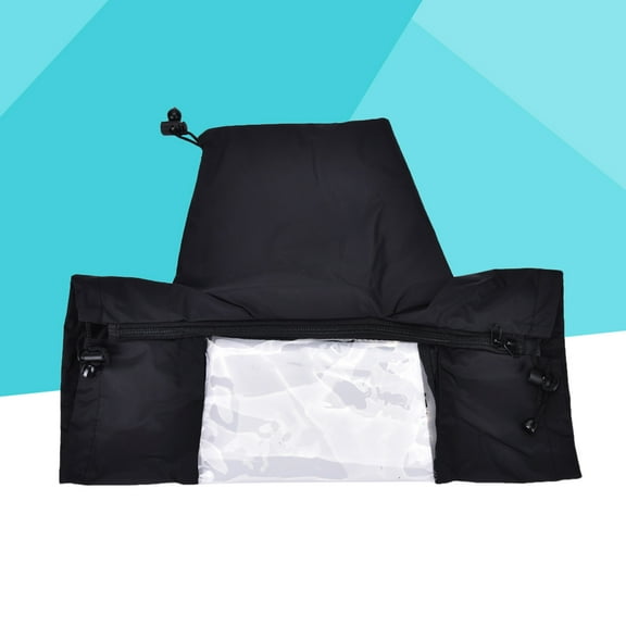 GOOHOCHY Camera Shade Cover DSLR Camera Rain Cover PVC Black 1Set