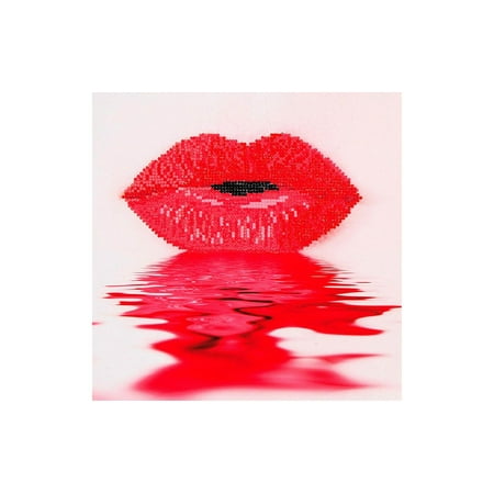 UPC: 4897073240695 | Diamond Dotz Diamond Embroidery Facet Art Kit 15 X15 -Hot Lips