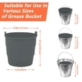 thumbnail image 4 of YAOMOBB Plateau de Récupération Réutilisable Doublures de Seau à Graisse en Silicone Réutilisables Poignée Facile à Nettoyer Plateau de Récupération d'Huile Grand Compatibilité, 4 of 7