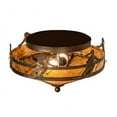 thumbnail image 5 of Meyda Tiffany 215163 Alpine 2 Light 16" Wide Semi-Flush Ceiling Fixture - Copper, 5 of 5