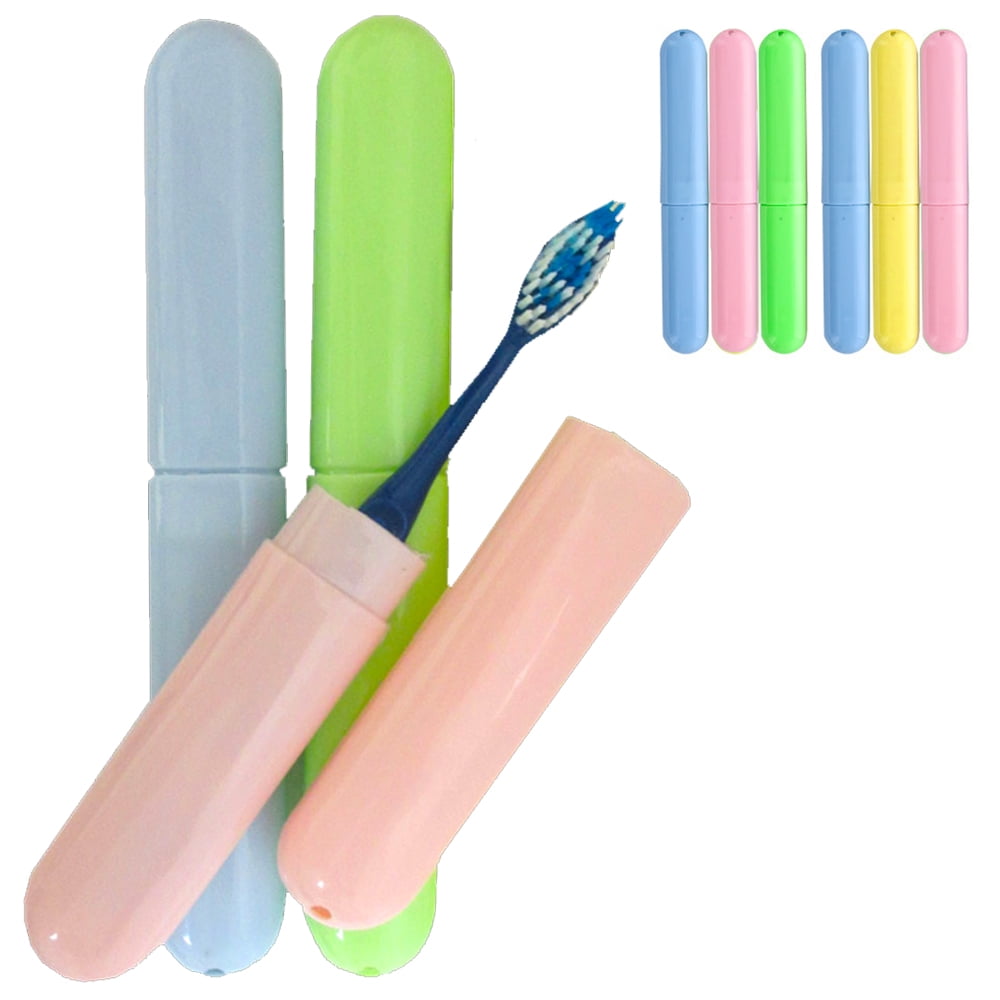 2/4/6 Portable Travel Camping Toothbrush Protect Holder Case Box Tube Cover DS.z 