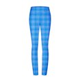 thumbnail image 5 of successthop Athletic Leggings for Women High Waisted Gradient Plaid Stretchy Athletic Yoga Pants High Waisted Butt Lifting Leggings Tights Casual Slim Sports Trousers Blue XL, 5 of 6