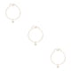 thumbnail image 2 of Sonducket Tobillera para niña Estilo creativo simple Estrella de mar en forma Elegante Joyería para niñas jóvenes Tobilleras de aleación Type1 NO1, 2 of 6