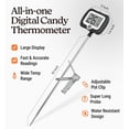 thumbnail image 2 of Digital Candy Thermometer Pot Clip Stainless Steel Probe, 2 of 8