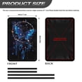 thumbnail image 3 of Yuyamidu Blue Butterfly RV Door Window Shade Cover for Women Dream Catcher Privacy Screen Window Cover Travel Trailer Motorhome RV Entry Door Window Curtain, 3 of 7