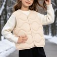thumbnail image 4 of Wlynlyn Toddler Puffer Vests Boys Girls Lightweight Sleeveless Kids Casual Fall Winter Waistcoat Outerwear down Vests Casual Quilted Jacket(Beige,2-3 Years), 4 of 8