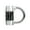 silver, variant on Door Handle Password Lock 5 Letter Combination Lock Padlock Wardrobe Combination Lock Security Lock Gym Locker