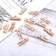 thumbnail image 4 of DEEPCRAFF 20pcs Pegs Wooden Clips Assorted Color for Organizing Notes and Photos, 4 of 5
