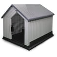 thumbnail image 1 of MiraPet Dog House, Indoor or Outdoor Durable Plastic Waterproof Shelter, Large, 1 of 8