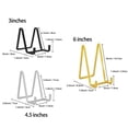 thumbnail image 5 of YIEMEEN 2 Pieces Elegant Tabletop Easel Set for Photo Frames And Collector Plates, 5 of 8