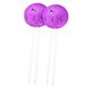thumbnail image 2 of 2 cordones para patines con cascabeles, 25 cm, ligeros, para patinar. Taro morado, 2 of 9