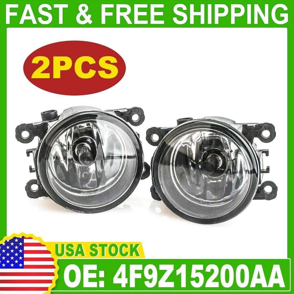 For 2015-2018 Jeep Renegade Fog Light Driving Lamp w/Light Bulbs Clear Lens Pair