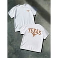 thumbnail image 2 of Texas Longhorn Graphic Tee Casual Double Printed 100% Cotton T-Shirt, 2 of 4