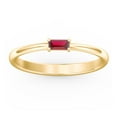 thumbnail image 2 of Bague Baguette Est-Ouest - Saphir Bleu (Septembre), 2 of 3