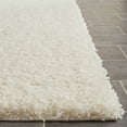 thumbnail image 2 of SAFAVIEH Laguna Neven Plush Solid Shag Area Rug, Ivory, 3' x 5', 2 of 4