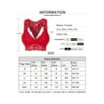 thumbnail image 2 of LilyLLL Women's Lace Bralette Crop Top Floral Stretch Wirefree Lingerie Sexy Bra, 2 of 2