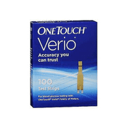 One Touch Verio Blood Glucose Control Solution Test Strips 100 ct, 6-Pack