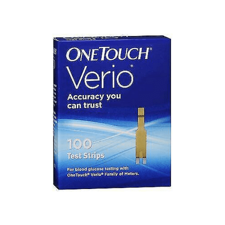 One Touch Verio Blood Glucose Control Solution Test Strips 100 ct, 6-Pack