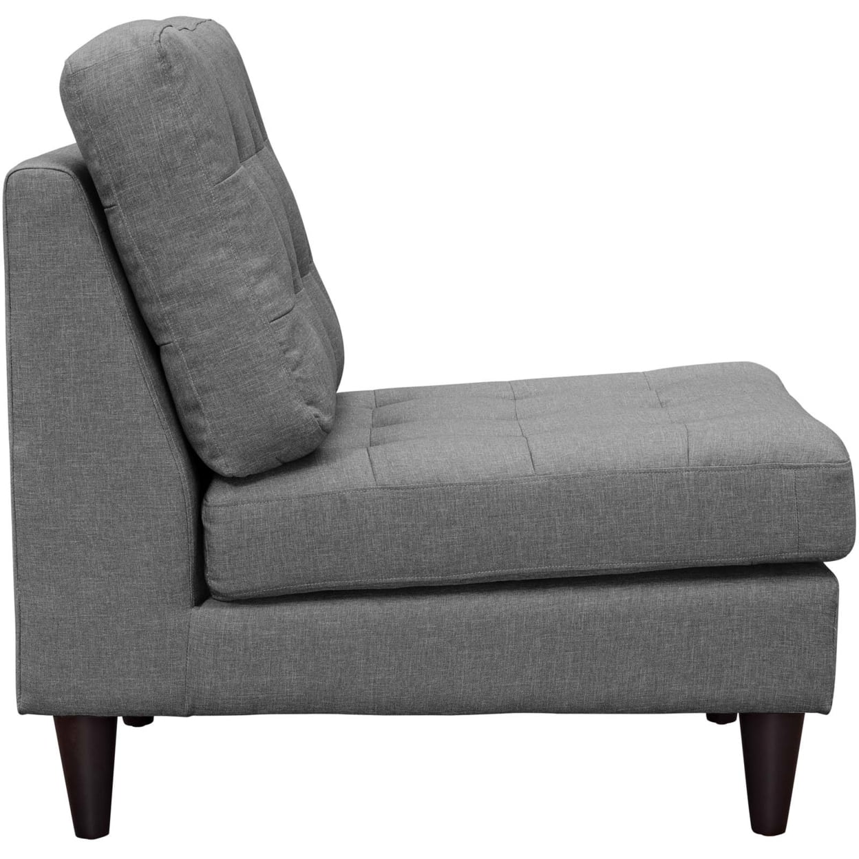 Empress Upholstered Fabric Lounge Chair-EEI-2140-DOR