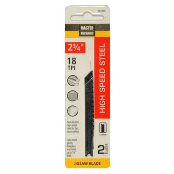 Disston 2.75 in. 18 Tooth Jigsaw Blade - 2 Per Pack